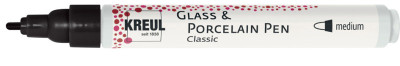 KREUL verre et porcelaine Pen classique, schwarz