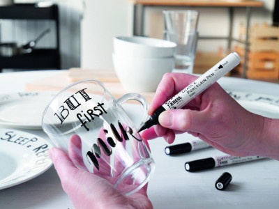 KREUL Glass & Porcelain Pen Easy, noir