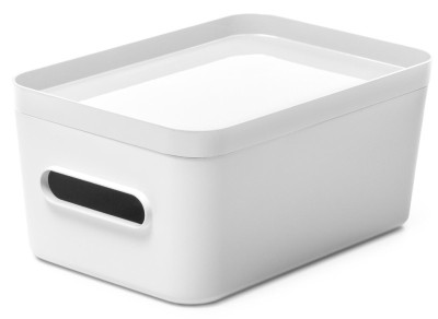 SmartStore Boîte de rangement COMPACT M, 5,3 litres, blanc