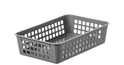 SmartStore Boîte de rangement BASKET RECYCLED 20 13 L, gris