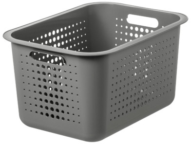 SmartStore Boîte de rangement BASKET RECYCLED 20 13 L, gris