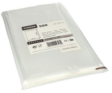 PAPSTAR Sachet plat, dimensions: (L)100 x (H)200 mm