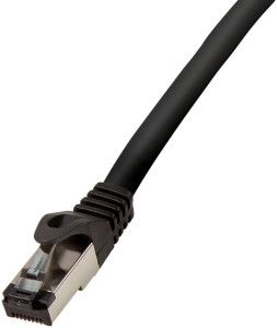 LogiLink Câble patch premium, Cat. 8.1, S/FTP, 5,0 mm, gris