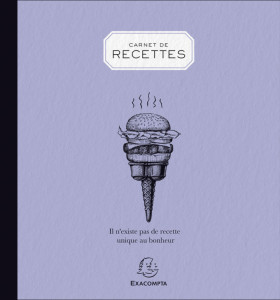 EXACOMPTA Carnet de recettes de cuisine, 210 x 190 mm