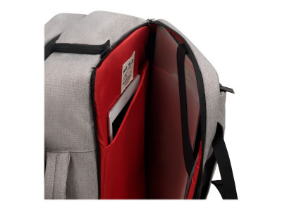 Dicota : BACKpack DUAL PLUS EDGE 13-15.6 LIGHT GREY