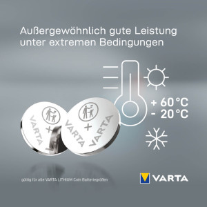 VARTA Lithium Knopfzelle 