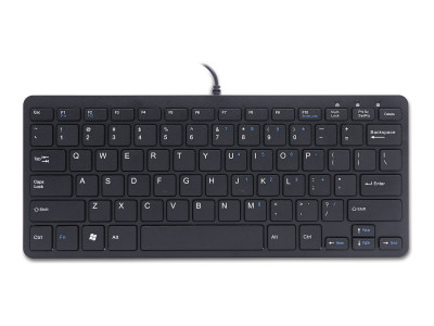 R-Go Tools : R-GO COMPACT KEYBOARD US LAYOUT QWERTY BLK WIRED US