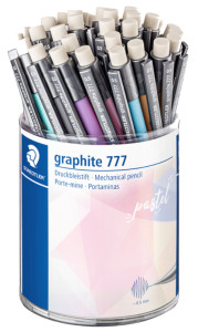 STAEDTLER Porte-mine graphite 777 pastel, pot de 36