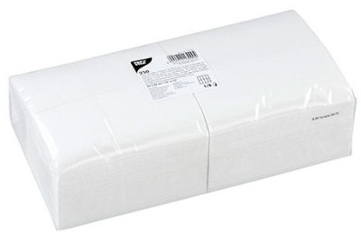 PAPSTAR serviettes, 330 x 330 mm, 1 couche, blanc