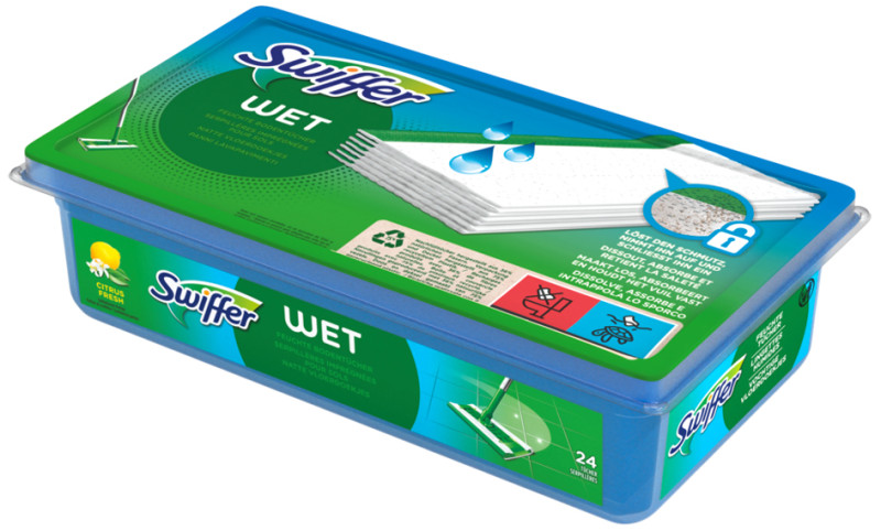 Recharge lingette wetjet SWIFFER : la boîte de 8 lingettes à Prix Carrefour