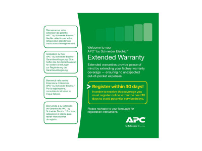 APC : SERVICE pack 1an Garantie extension pour ACCESSORIES