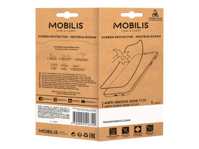 Mobilis : ANTI-SHOCK IK06 CLEAR pour EDA51 SCREEN PROTECTOR