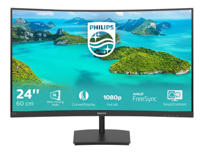 Philips : 23.6IN GAMING 2000:1 MVA PVA 1920X1080 250CD/M2 4MS HDMI/VCGA