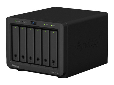 Synology : DS620SLIM 6BAY 2.5IN 2.0GHZ DC 2X GBE 2X USB 3.0 2GB DDR3L