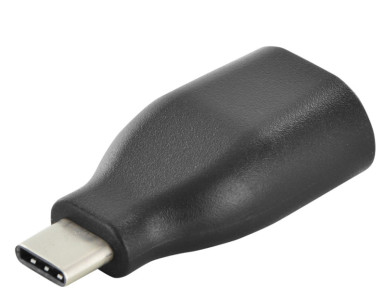 DIGITUS USB Adapter, USB-C - USB-A, schwarz