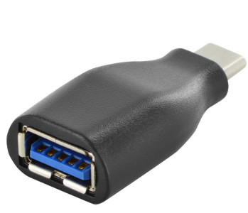 DIGITUS USB Adapter, USB-C - USB-A, schwarz