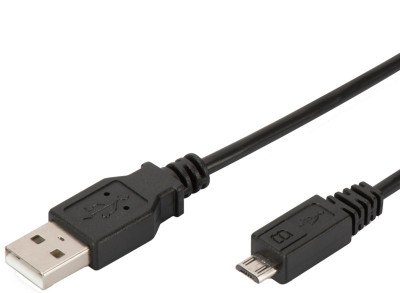 DIGITUS Câble de raccordement USB 2.0, USB-A - USB-B micro