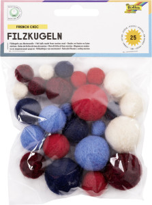 folia Filzkugeln ICE DREAM, Merinowolle