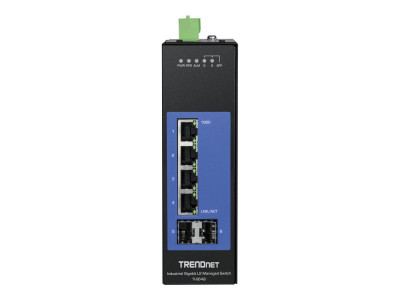 TrendNet : 6-PORT IND.GB L2 MGD SWITCH DIN-RAIL