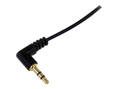 Startech : 3 FT SLIM 3.5MM TO RIGHT ANGLE STEREO AUDIO cable - M/M