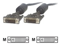 MCL Samar : CABLE DVI-I MALE VERS DVI-I MALE DUAL LINK 24+5 (2M)