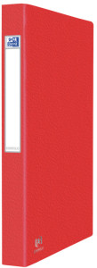 Oxford Classeur EUROFOLIO+, A4, carton, 2 anneaux, rouge