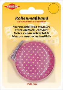 KLEIBER Mètre ruban rétractable, 150 cm, violet