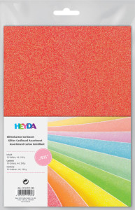 HEYDA Set cartons à paillettes 