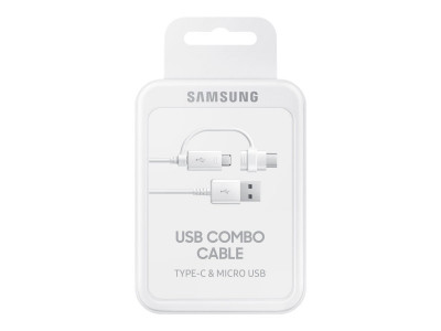 Samsung : USB-C MICRO-USB COMBO WHITE 457098