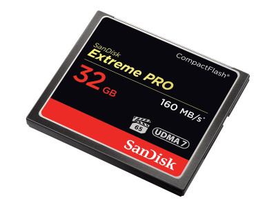 SANDISK : COMPACT FLASH card 32GB EXTREME PRO 160MB/S VERSION