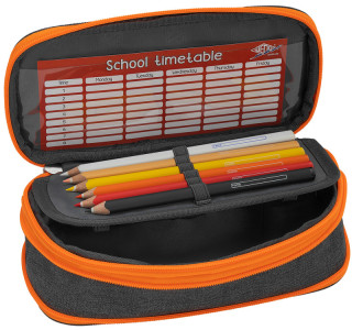 WEDO Trousse NEON Stretch avec rabat intérieur, orange fluo