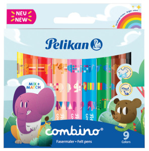 Pelikan Feutre combino super, étui en carton de 9