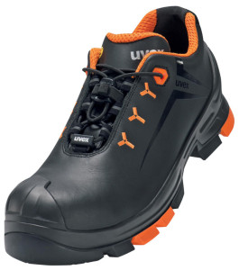 uvex 2 Halbschuh S3 SRC, Gr. 41, schwarz/orange