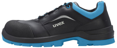 uvex 2 xenova Halbschuh S3 SRC, Gr. 41, schwarz/blau