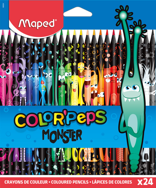 Étui de 12 Crayons de couleur Mini - Assortiment Dessin MAPED
