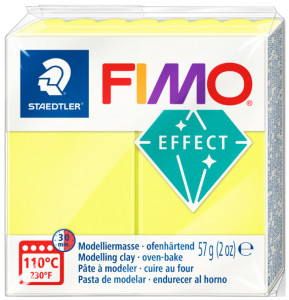 FIMO EFFECT Modelliermasse, ofenhärtend, neongelb, 57 g