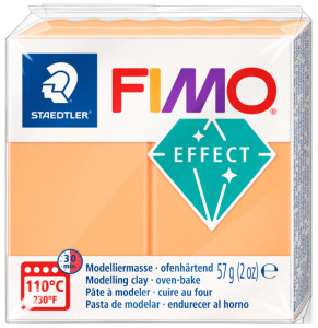 FIMO EFFECT Modelliermasse, ofenhärtend, neongelb, 57 g