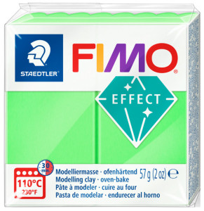 FIMO EFFECT Modelliermasse, ofenhärtend, neongelb, 57 g