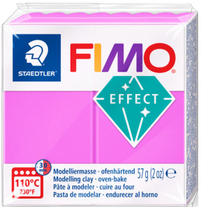 FIMO EFFECT Modelliermasse, ofenhärtend, neongelb, 57 g