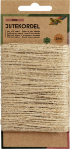 folia Cordon de jute, 20 m, naturel