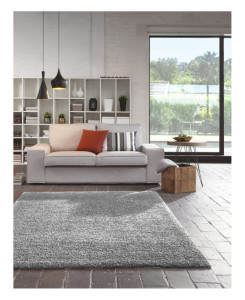 PAPERFLOW Tapis décoratif DOLCE, 1200 x 1700 mm, gris clair