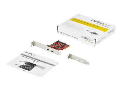 Startech : 2 PORT PCIE USB 3.1 GEN 2 card UP TO 10GBPS - PCIE GEN 3 X4