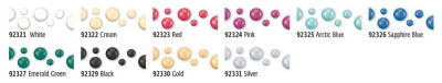 folia Marqueur effet perles Pearl Pen, 29 ml, rouge
