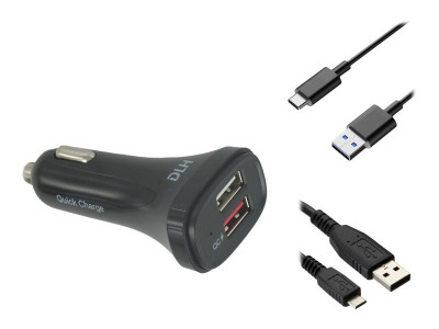 DLH : USB CHARGER QUICK CHARGE QUALCOMM 3.0
