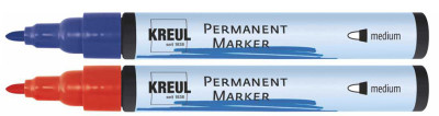 KREUL Marqueur permanent, medium, rouge