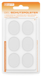 HARO Coussinet de protection en gel, set de 6 pièces