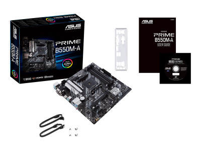 Asustek : PRIME B550M-A ATX +2GLN+U3.2+M2 SATA6+4XDDR4 (ryzen)