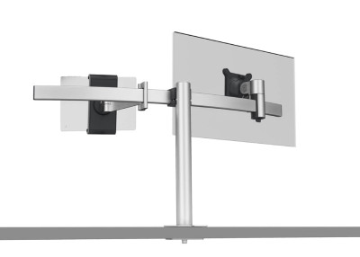 DURABLE Monitorhalterung, für 1 Monitor und 1 Tablet