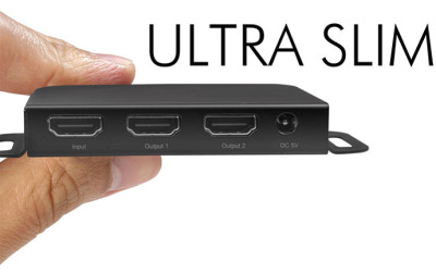 LogiLink Répartiteur Ultra Slim 4K Pro HMDI, support montage