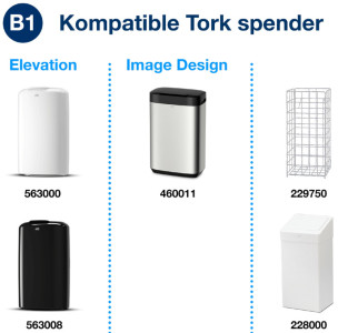 TORK Abfallsack, transparent, 50 Liter